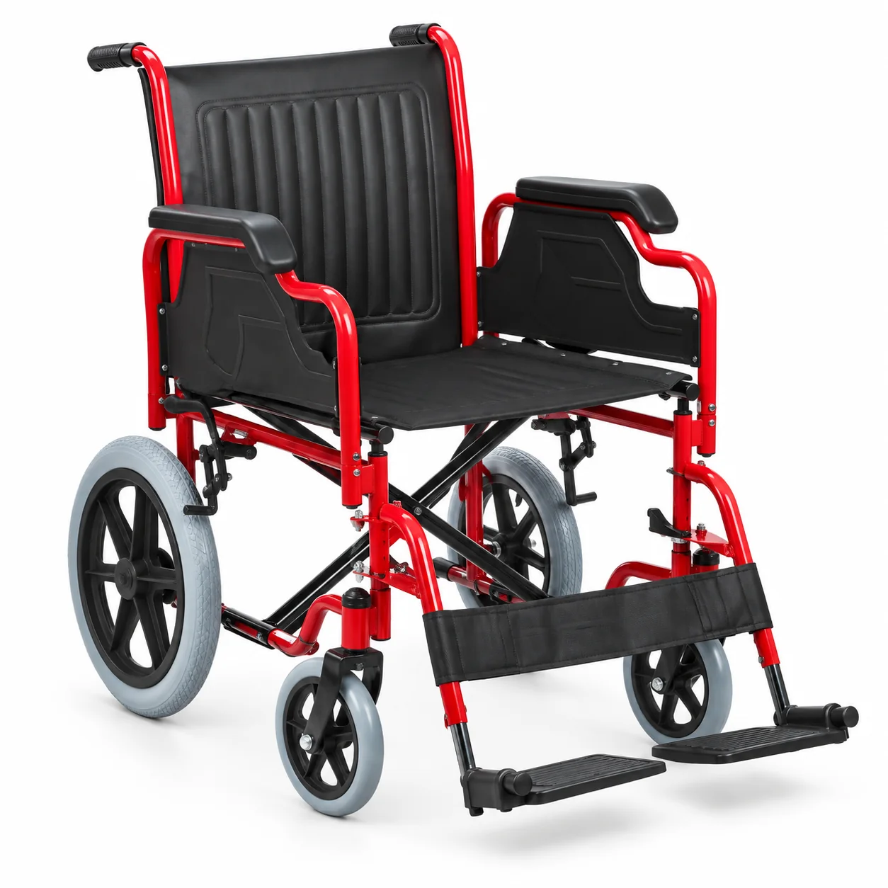 Fauteuil roulant rouge